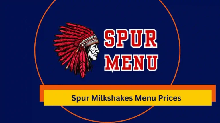 Spur Milkshakes Menu Prices 2025