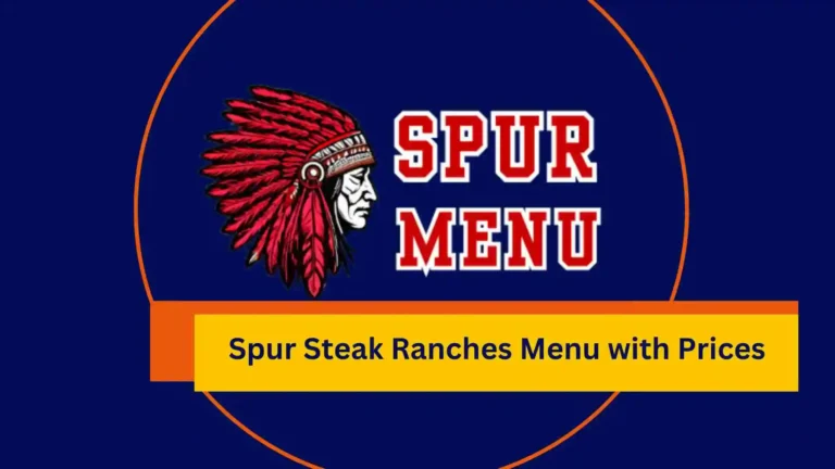 Spur Steak Ranches Menu With Prices 2025