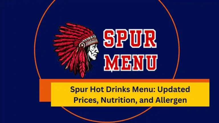 Spur Hot Drinks Menu