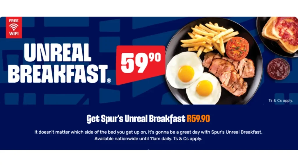 Spur Breakfast Deal