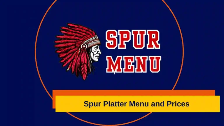 Spur Platter Menu and Prices