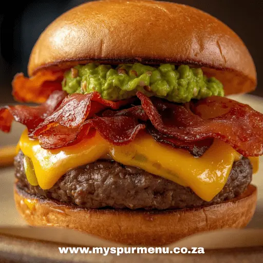 Bacon, Cheese & Guacamole Burger