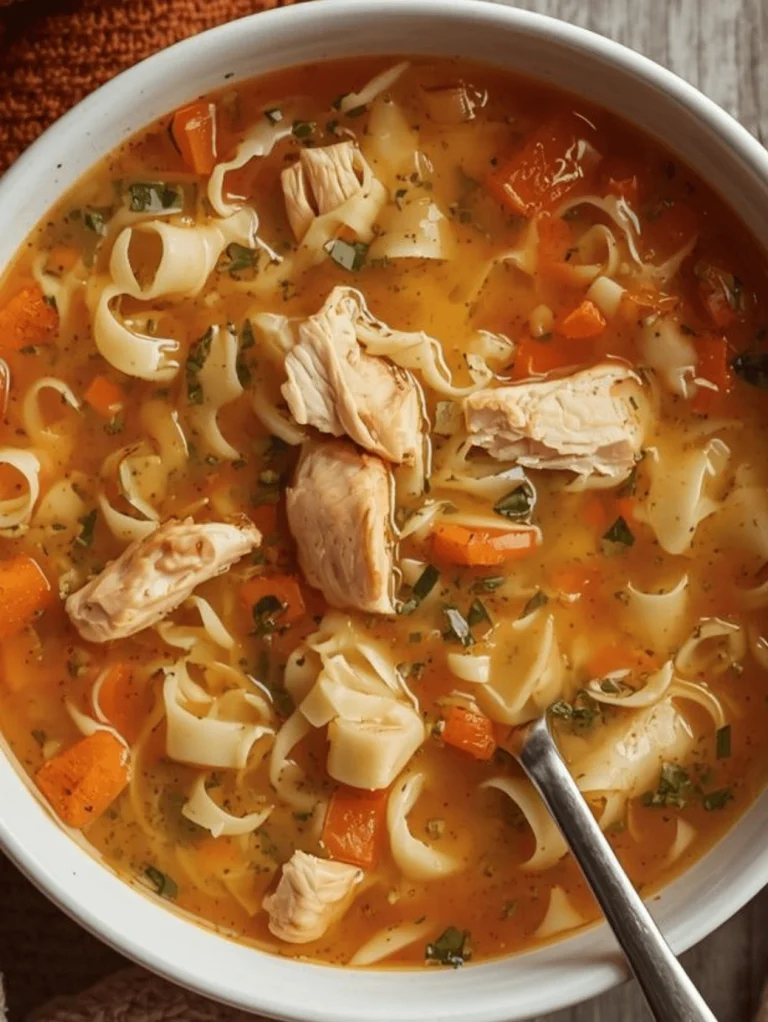 Crockpot Chicken Noodle Soup