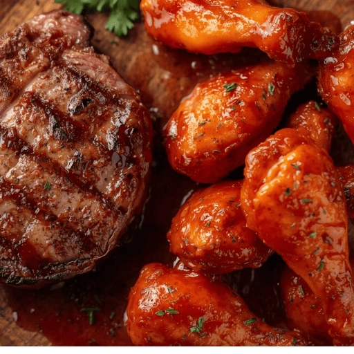 Rump & Buffalo Wings
COMBO