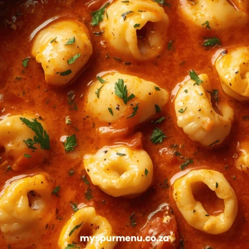 Crockpot Creamy Tomato Tortellini Soup | Easy Slow Cooker 2 Crockpot Creamy Tomato Tortellini Soup